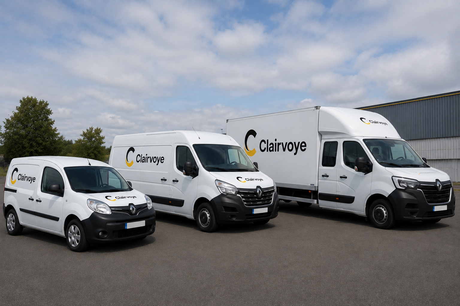 Flotte Clairvoye — véhicules de transport professionnels